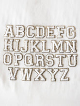 Small Letter Patch - White